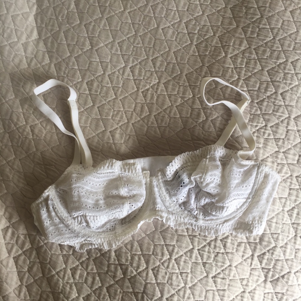 Cosabella white lace underwire bra